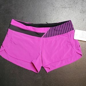 Lululemon NWT Speed Shorts size 8 slim fit
